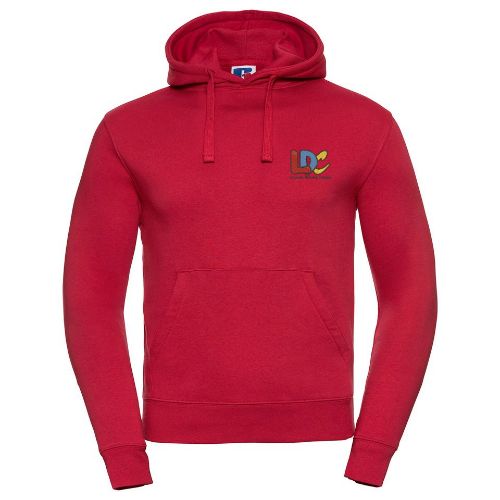 LDC-Russell Europe Authentic Hooded Sweatshirt Classic Red